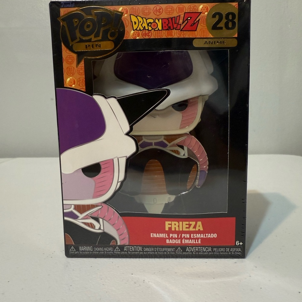 Funko Pop! Pin: Dragon Ball Z – Frieza Glow in the Dark GITD Exclusive pin